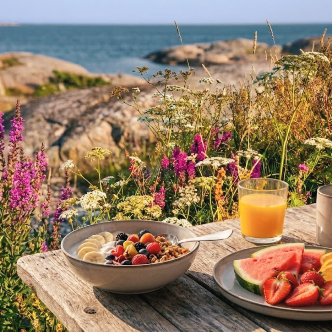 Frukost vid havet